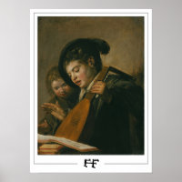 Affiche d'art de Zedign de Frans Hals #216