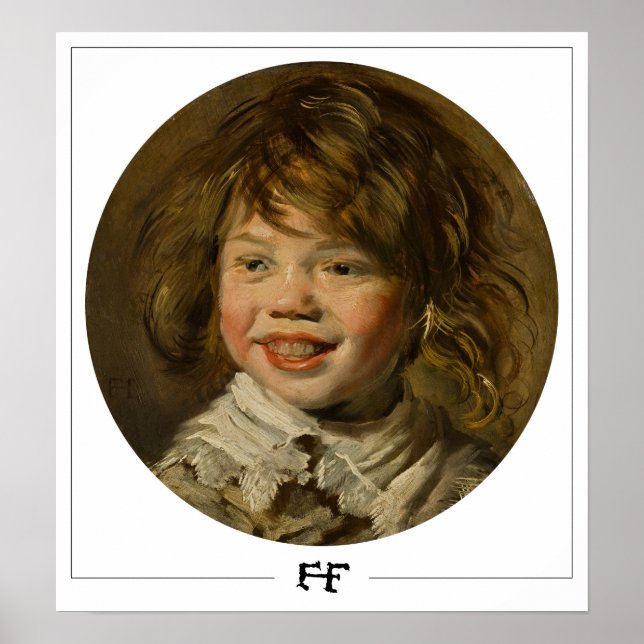 Affiche d'art de Zedign de Frans Hals #284 (Devant)