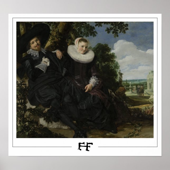Affiche d'art de Zedign de Frans Hals #82 (Devant)