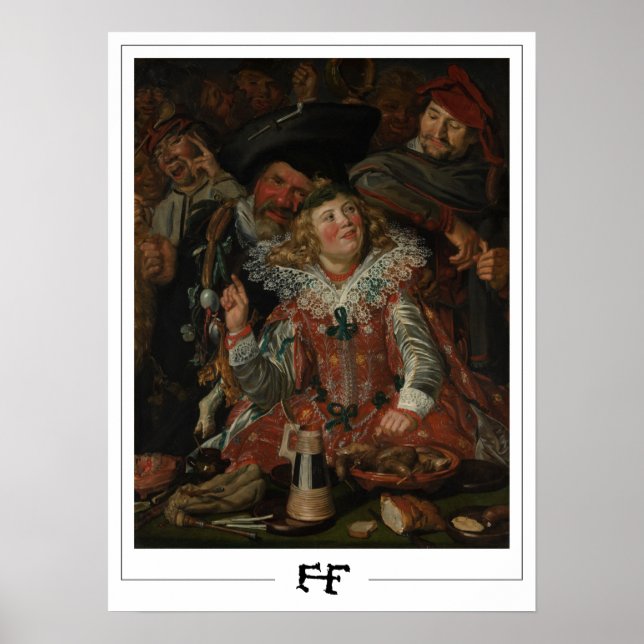 Affiche d'art de Zedign Frans Hals #147 (Devant)