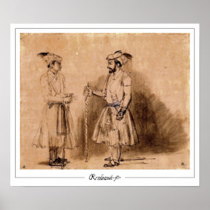 Affiche d'art de Zedign Rembrandt van Rijn #114
