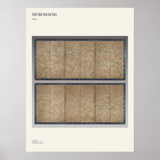 Affiche d'art du Japon Muromachi