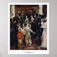 Affiche d'art Édouard Manet Zedign #5