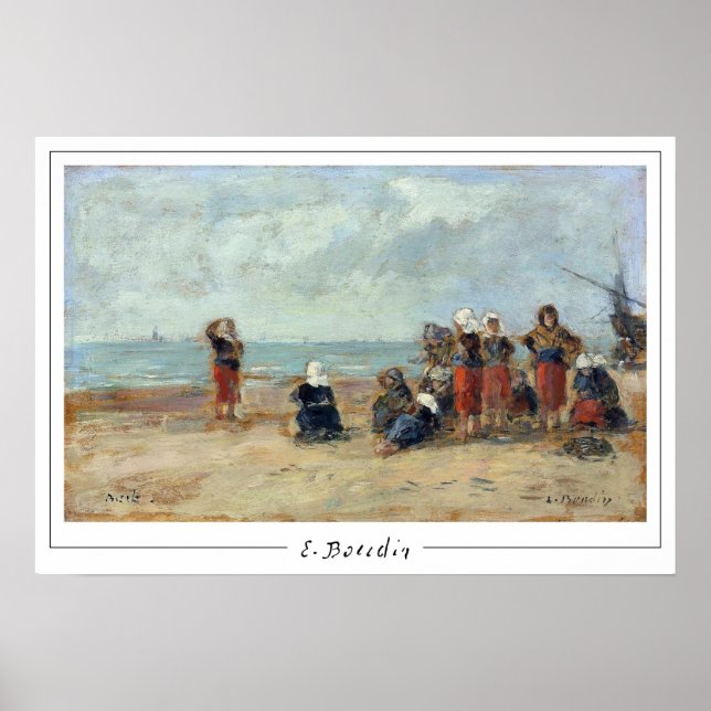 Affiche d'art Eugène Boudin Zedign #494-2 (Devant)