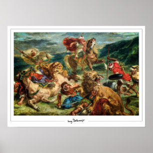 Affiche d'art Eugène Delacroix Zedign #622