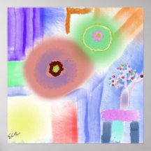 Affiche d'art impressionniste
