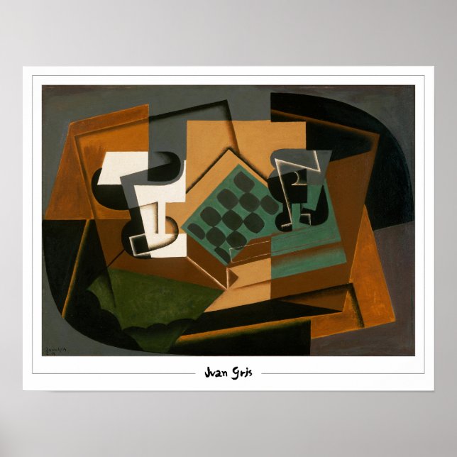 Affiche d'art Juan Gris Zedign #163 (Devant)