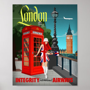 Affiche d'art London Calling