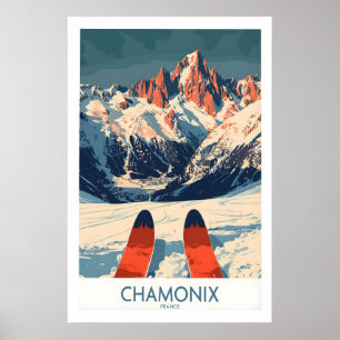 Affiche d'art mural de Chamonix 1