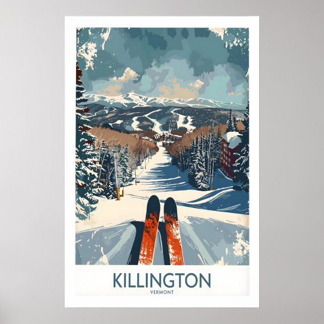 Affiche d'art mural de Killington 1 (Devant)