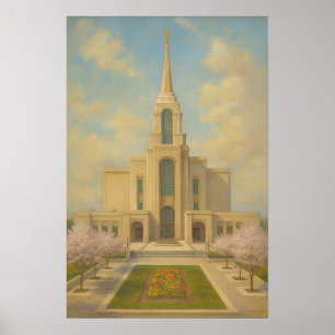 Affiche d'art mural de la peinture du temple de Sy