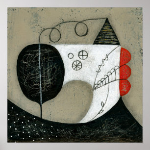 Affiche d'art mural J'ai une machine à coudre