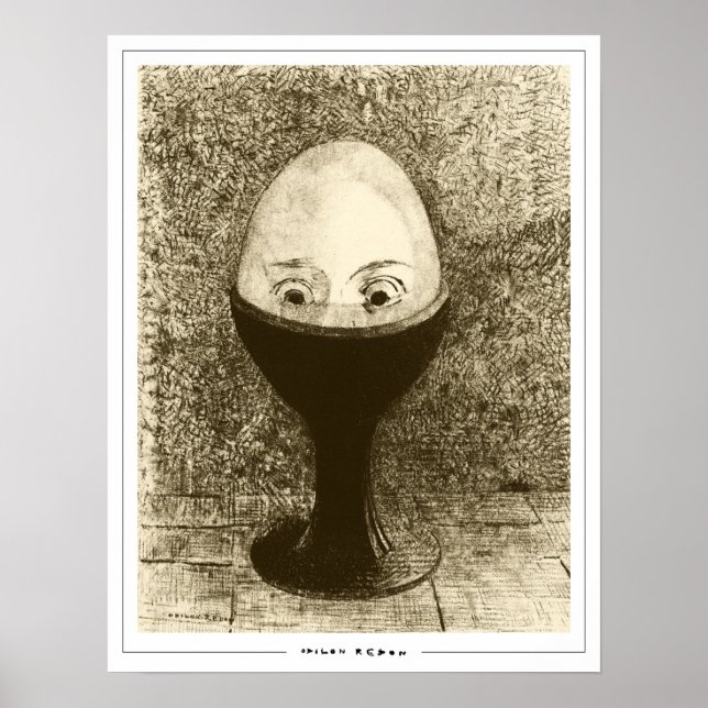 Affiche d'art Odilon Redon Zedign #331 (Devant)