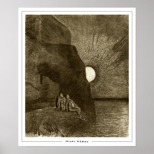 Affiche d'art Odilon Redon Zedign #678 (Devant)