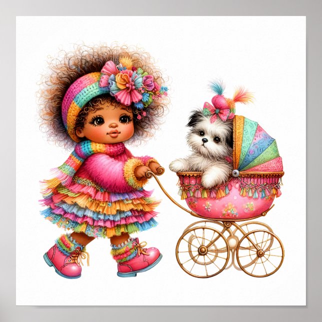 Affiche d'art précieux (Devant)