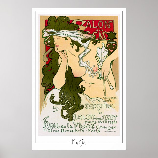 Affiche d'art Zedign d'Alphonse Mucha #115 (Devant)