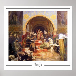 Affiche d'art Zedign d'Alphonse Mucha #150