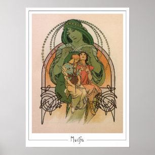 Affiche d'art Zedign d'Alphonse Mucha #232