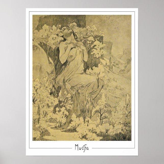Affiche d'art Zedign d'Alphonse Mucha #285 (Devant)