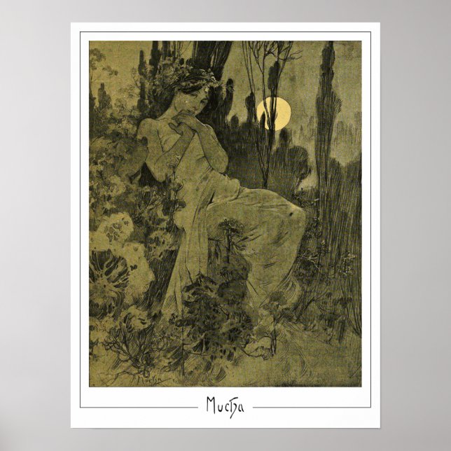 Affiche d'art Zedign d'Alphonse Mucha #352 (Devant)