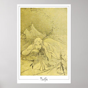 Affiche d'art Zedign d'Alphonse Mucha #372