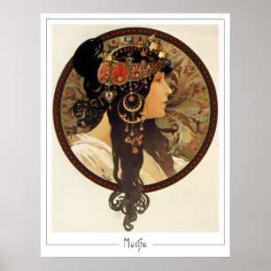 Affiche d'art Zedign d'Alphonse Mucha #401