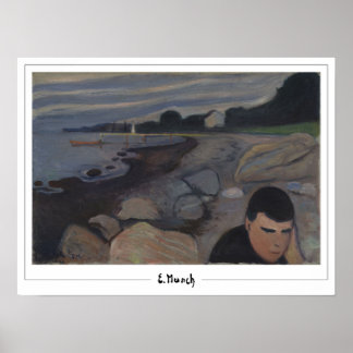 Affiche d'art Zedign d'Edvard Munch #767-3