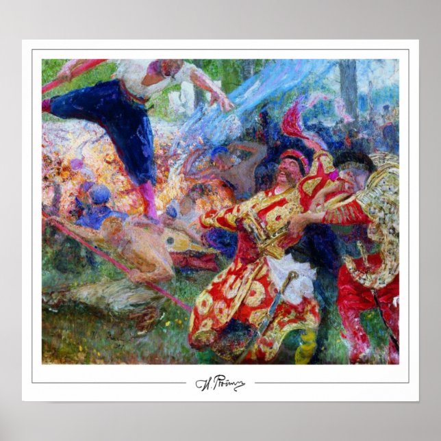 Affiche d'art Zedign d'Ilya Repin #718 (Devant)