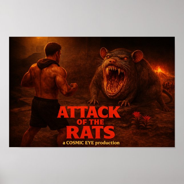 Affiche d'Attack of the Rats (Devant)