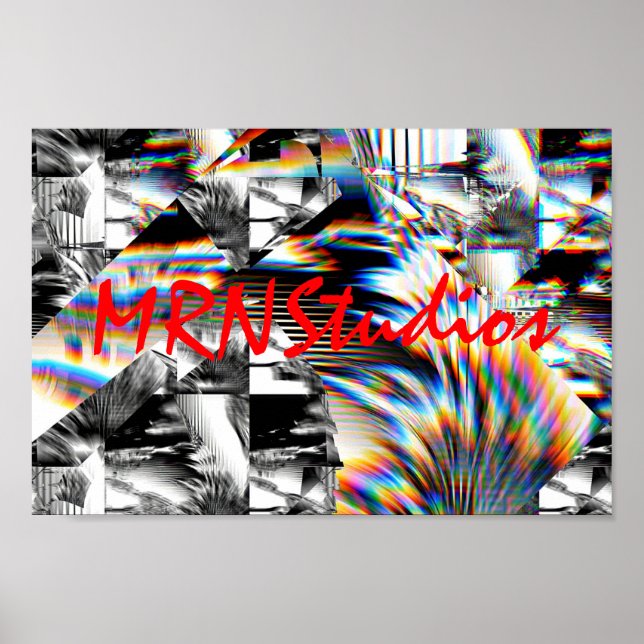 Affiche d'attaque arc-en-ciel (Devant)