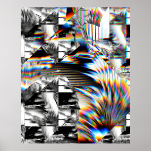 Affiche d'attaque arc-en-ciel