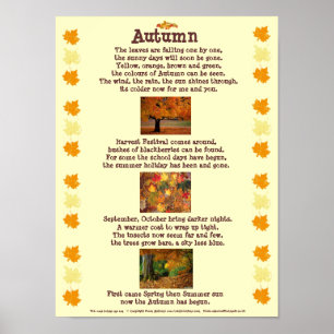 Affiche d'automne