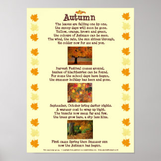 Affiche d'automne