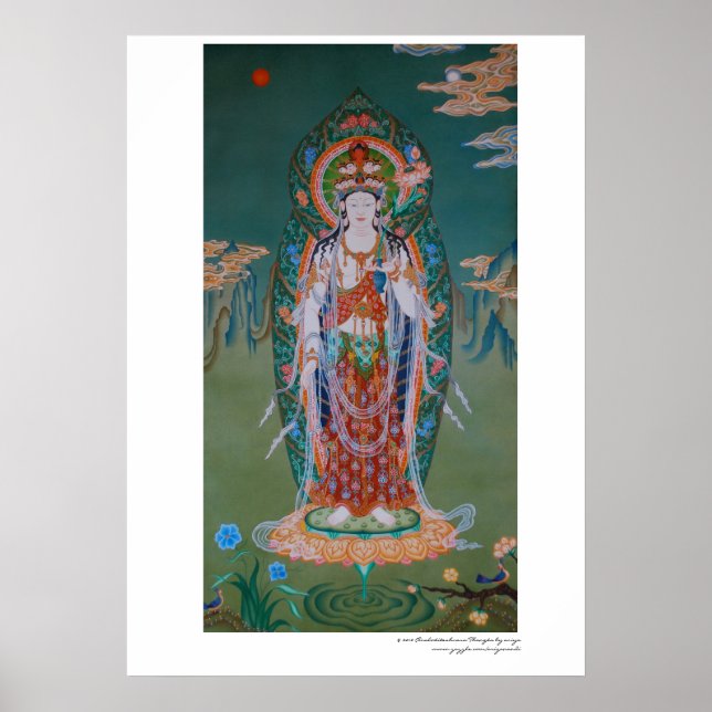 Affiche d'Avalokiteshvara (Devant)