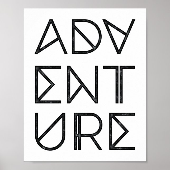 Affiche d'aventure (Devant)