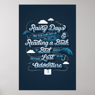 Affiche d'aventure Rainy Day (24x36)