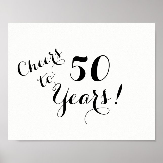 Affiche de 50 ans (Devant)