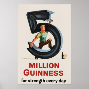 Affiche de 5 millions de Guinness John Gilroy