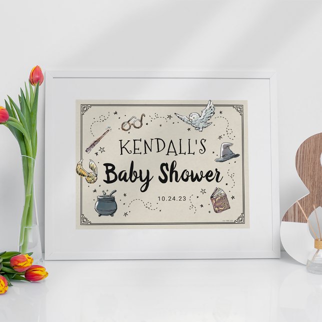 Affiche de Baby Shower Harry Potter (Créateur téléchargé)