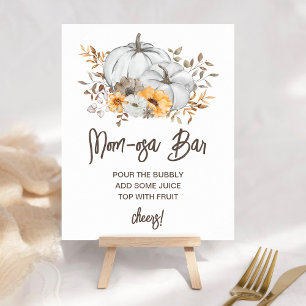 Affiche de bar Mom-osa d'automne