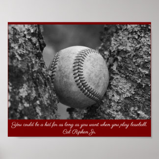 Affiche de baseball Cal Ripken