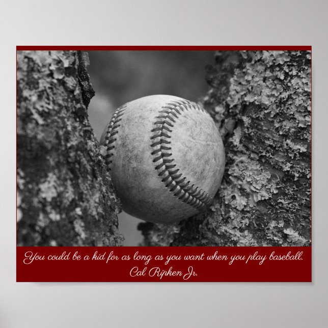 Affiche de baseball Cal Ripken (Devant)