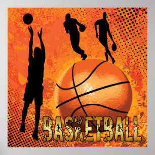 AFFICHE DE BASKET-BALL
