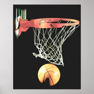 Affiche de basket-ball unique de qualité originale