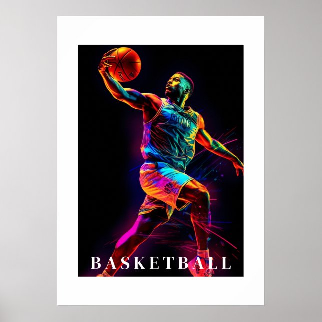 Affiche de basketball (Devant)