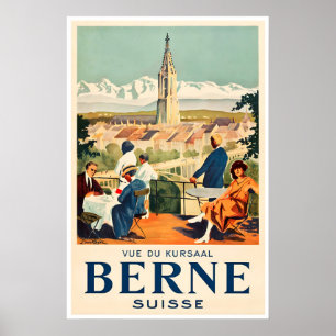 Affiche de Berne Suisse Voyage Art Suisse