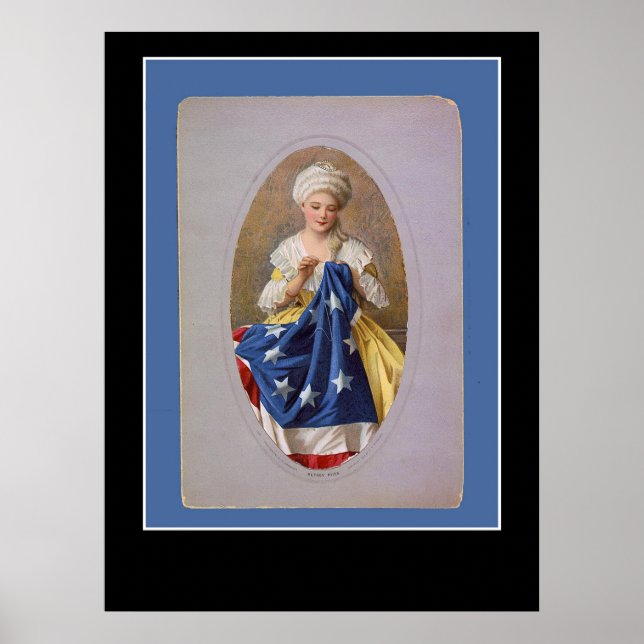 Affiche de Betsy Ross et le drapeau (Devant)
