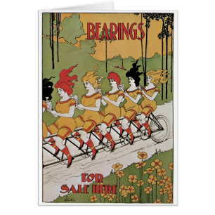 Affiche de bicyclette d'incidences