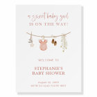 Affiche de bienvenue Baby shower Boho, Douche fill