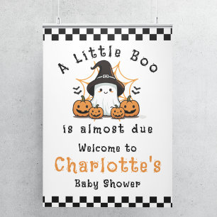 Affiche de bienvenue Baby shower de Little Boo Hal